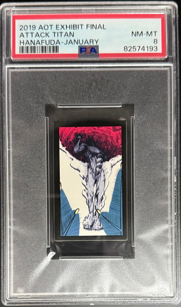 AOT Exhibit Final Attack Titan Hanafuda-January 2019 PSA 8