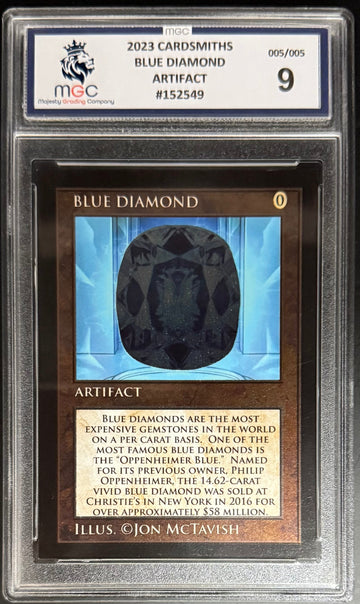 Cardsmiths Blue Diamond Artifact 2023 MGC 9