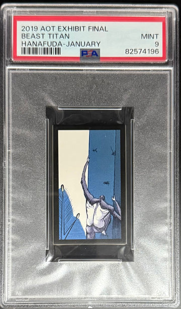 AOT Exhibit Final Beast Titan Hanafuda-January 2019 PSA 9